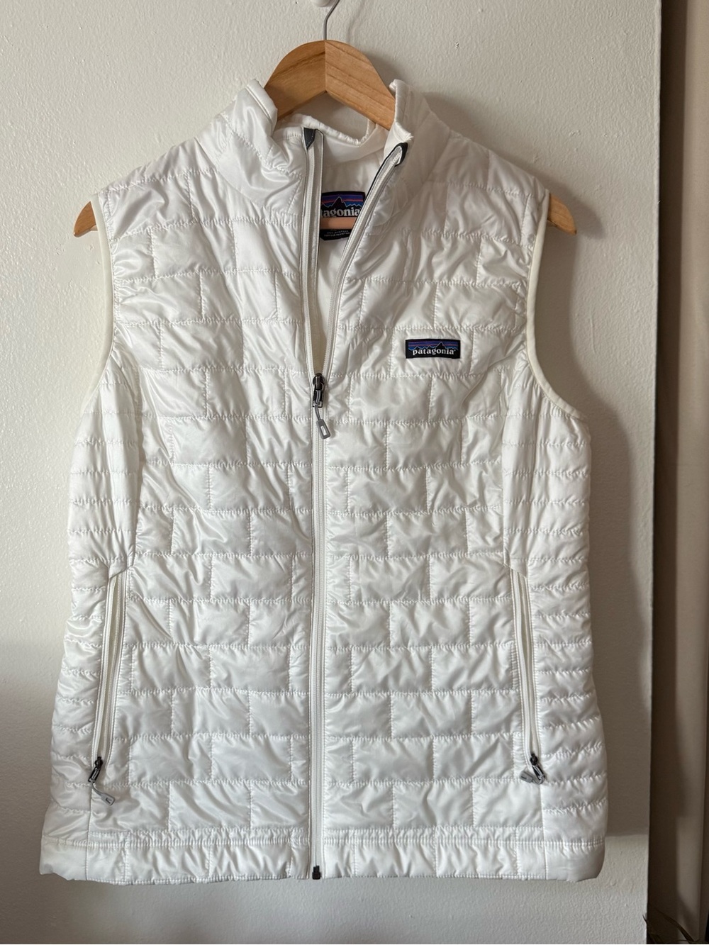 Patagonia White Quilted  Women's Vest